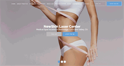 Desktop Screenshot of newskinlasercenter.com