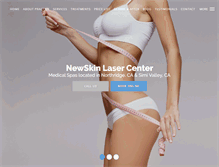 Tablet Screenshot of newskinlasercenter.com